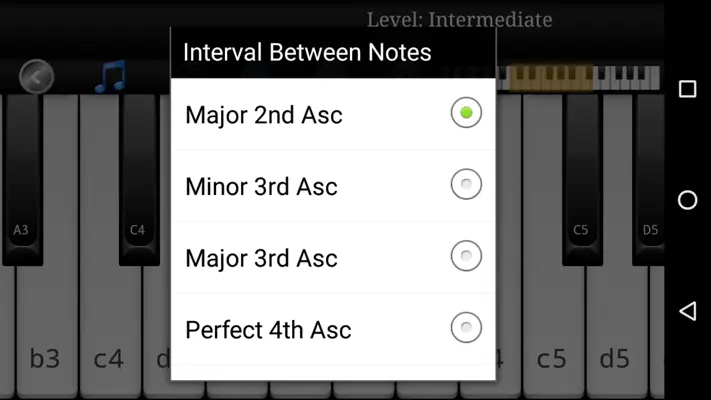 Piano Interval Training android App screenshot 10