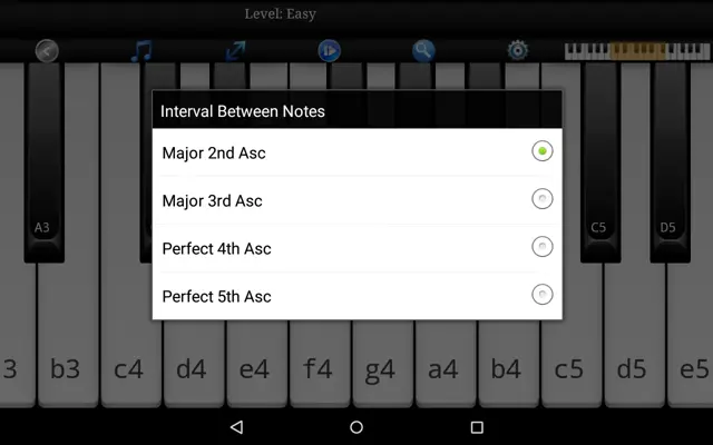 Piano Interval Training android App screenshot 4