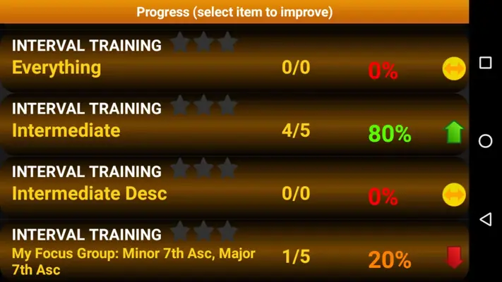 Piano Interval Training android App screenshot 8